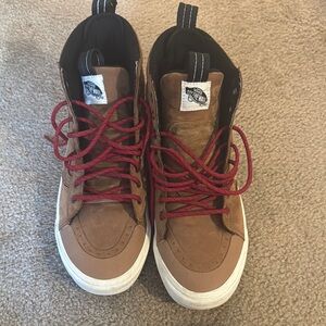 Vans Brown Suede Sneakers